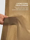 Khaki Textured Summer Pants